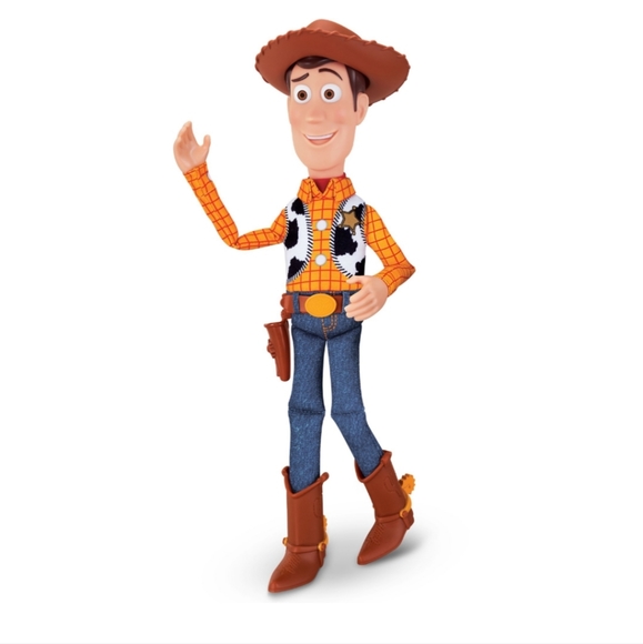 Disney Pixar Toy Story 16-In Sheriff Woody pull-string talking Over 30 Saying - Picture 6 of 7